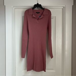 Love Tree Mauve Long Sleeve Dress
